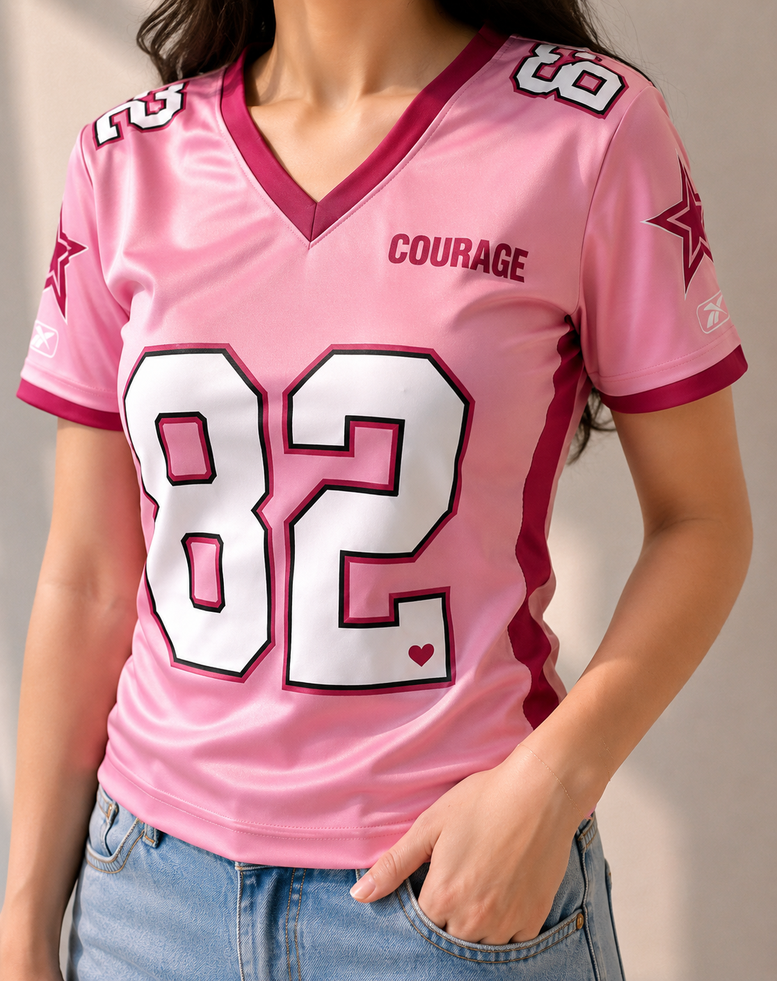 Pink Summer Sports Tee - Image 3