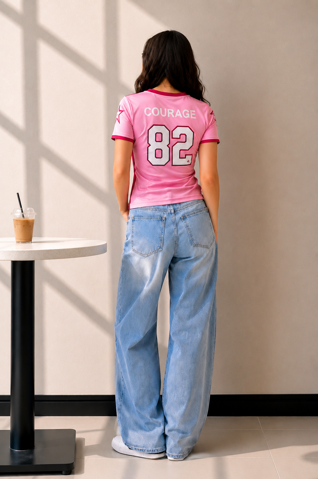 Pink Summer Sports Tee - Image 2